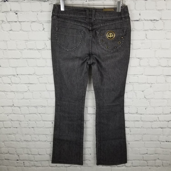 HOUSE OF DEREON | bootcut black wash jeans - Picture 5 of 10